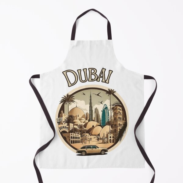Item preview, Dubai City United Arab Emirates Street Art - Retro Vintage designed and sold by stickercuffs.