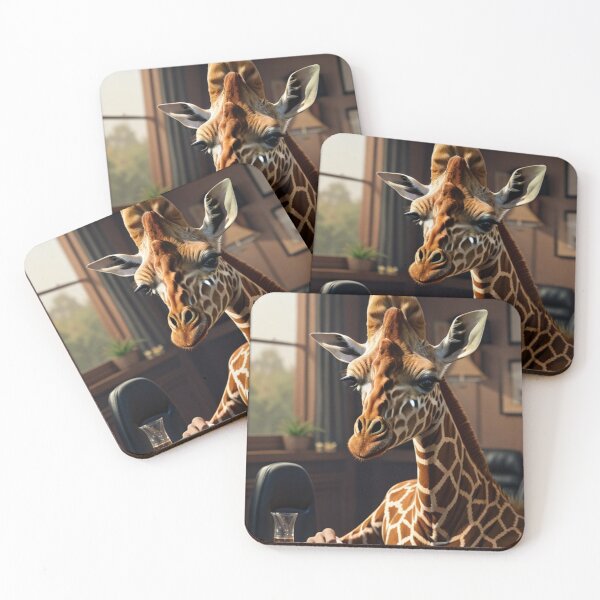 Item preview, Poker Playing Giraffe Popart  designed and sold by ShopSunday.