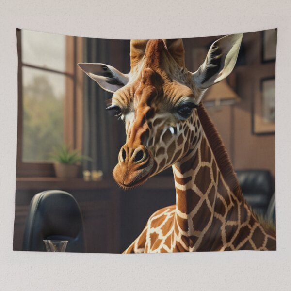 Item preview, Poker Playing Giraffe Popart  designed and sold by ShopSunday.