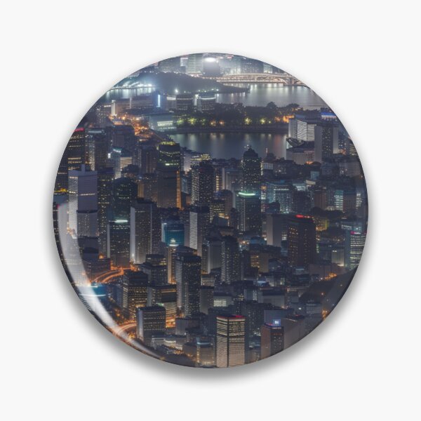 Item preview, Seoul City South Korea at Night Skyline designed and sold by Places On Earth.