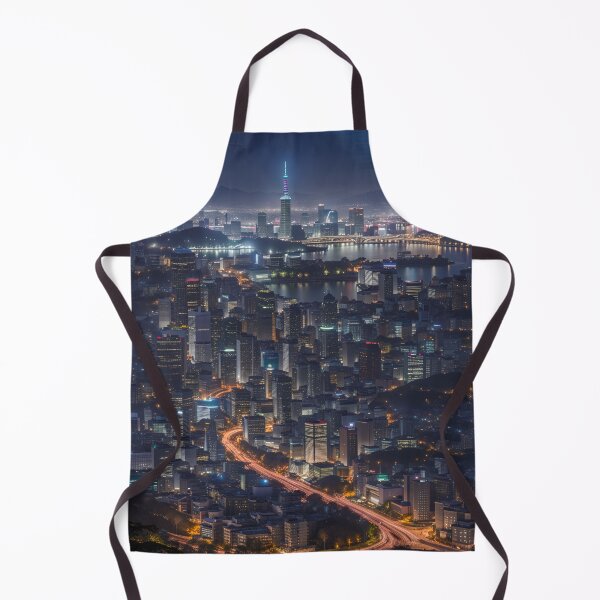 Item preview, Seoul City South Korea at Night Skyline designed and sold by Places On Earth.
