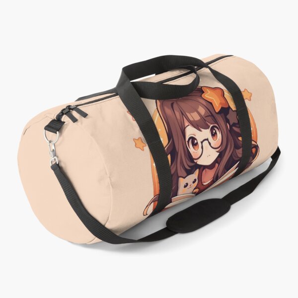 Item preview, Cute anime girl with book designed and sold by CyprianCrafts.