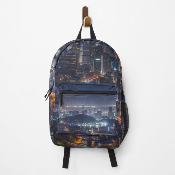Item preview, Seoul City South Korea at Night Skyline designed and sold by Places On Earth.