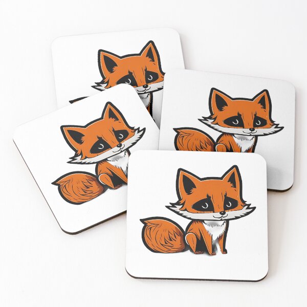 Item preview, Cute and Playful Fox Cartoon Art designed and sold by FashionRex.