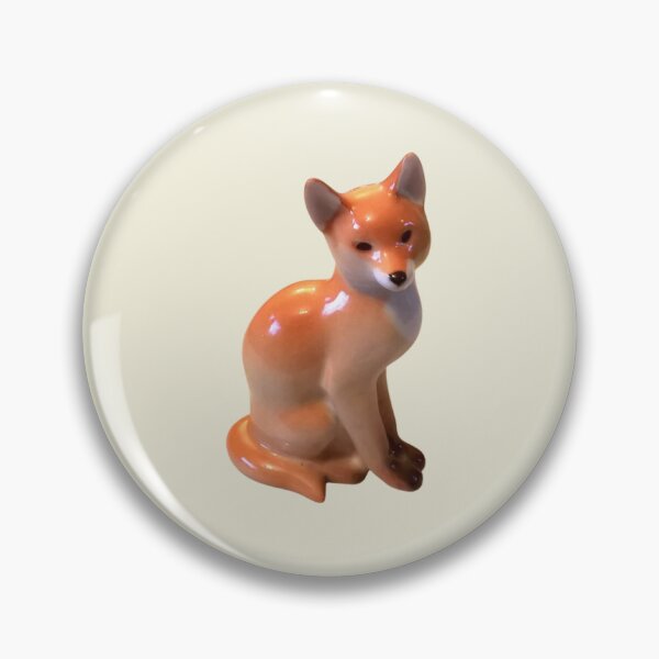 Item preview, porcelain fox designed and sold by rubyslittleshop.