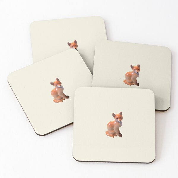 Item preview, porcelain fox designed and sold by rubyslittleshop.