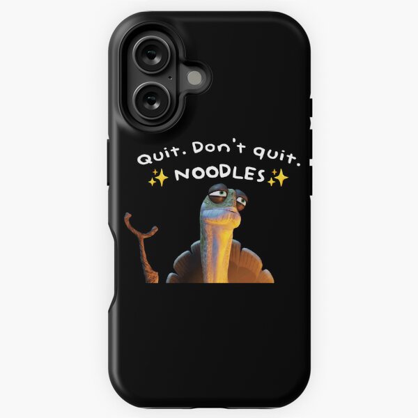 Item preview, Kung Fu Panda Oogway quote "Quit. Don't quit. Noodles." designed and sold by Alicia-Lee.