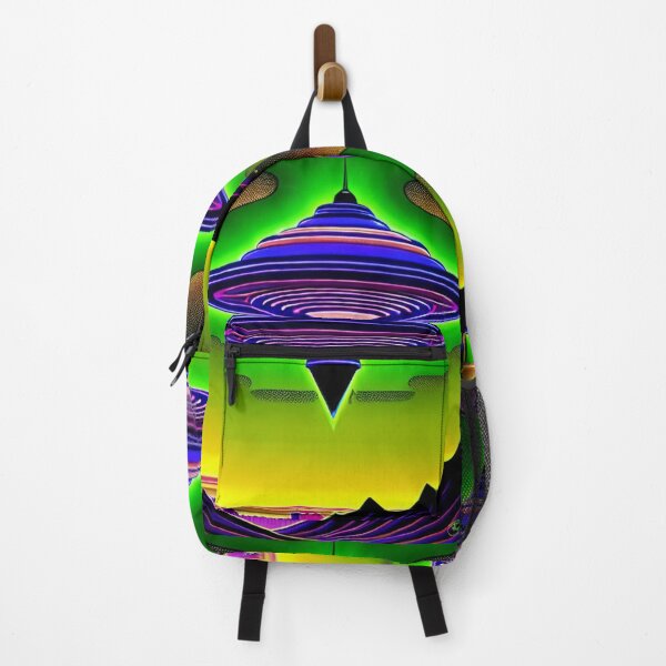 Item preview, Area 51 – Trippy Neon Retro UFO 106 | Grusch designed and sold by Benito Del Ray.