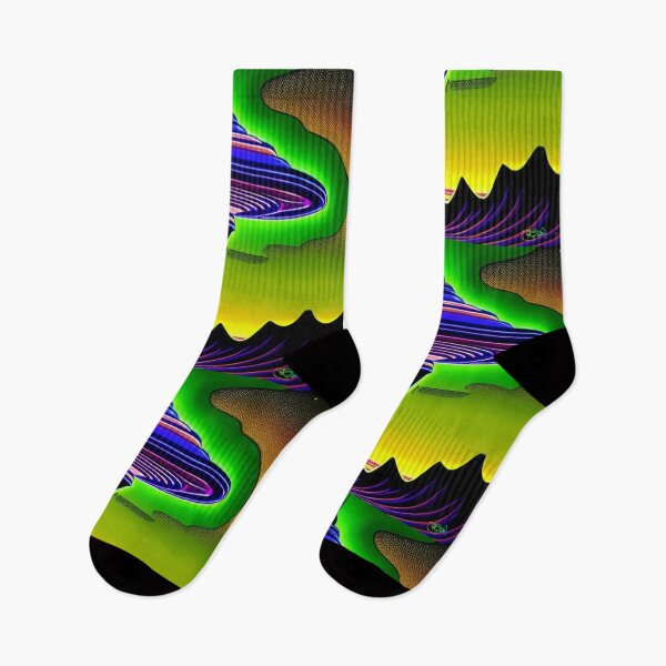 Item preview, Area 51 – Trippy Neon Retro UFO 106 | Grusch designed and sold by Benito Del Ray.
