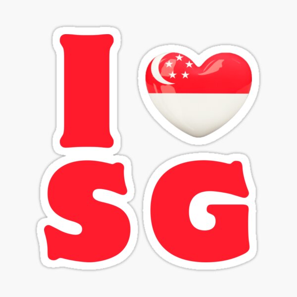 Sg letter logo design with heart icons love Vector Image