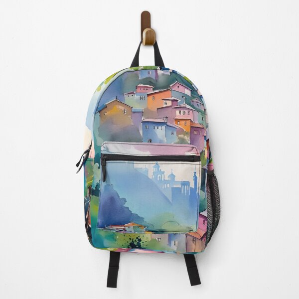 Item preview, Darjeeling Town Watercolor designed and sold by Places On Earth.
