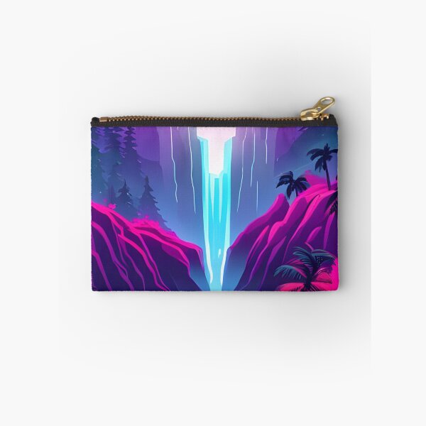 Item preview, Synthwave Waterfall designed and sold by LIOPRINTS.