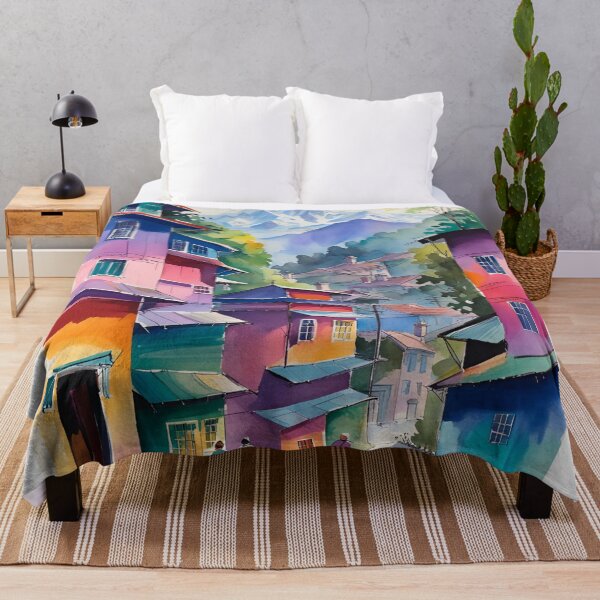 Item preview, Darjeeling Queen of Hills Watercolor designed and sold by Places On Earth.