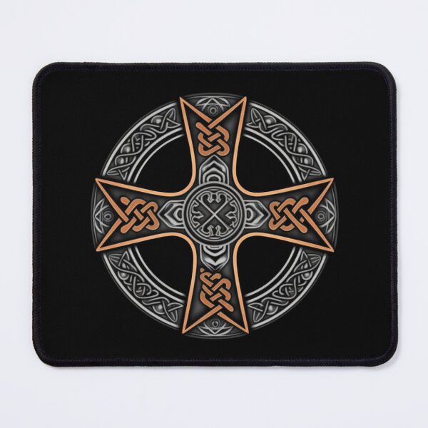 Item preview, Celtic Cross with Knots | Black | Pagan Heritage designed and sold by FantasySoul.