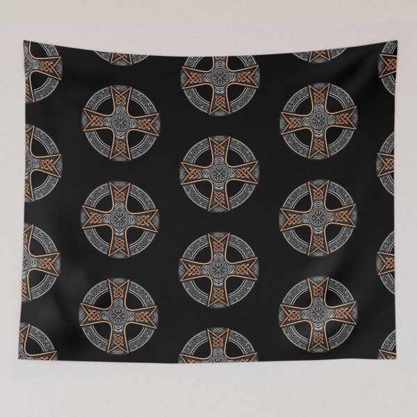 Item preview, Celtic Cross with Knots | Black | Pagan Heritage designed and sold by FantasySoul.