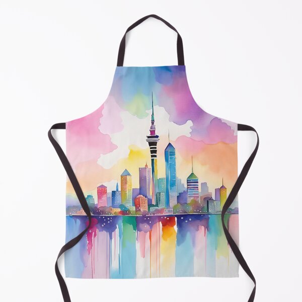Item preview, Rainbow Auckland City Skyline designed and sold by Places On Earth.