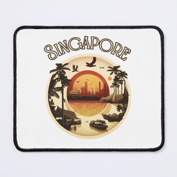 Artikelvorschau, Singapur Malaysia Street Art - Retro Vintage entworfen und verkauft von stickercuffs.