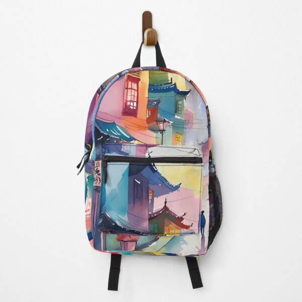 Item preview, Busan City Streets Watercolor designed and sold by Places On Earth.