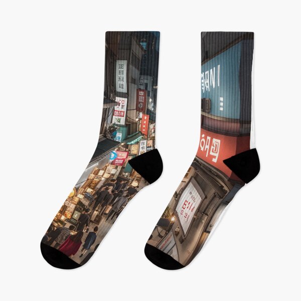 Item preview, Itaewon Korean Seoul Street designed and sold by Places On Earth.