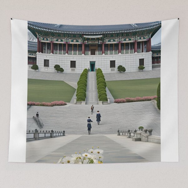 Item preview, Seoul korean palace designed and sold by Places On Earth.