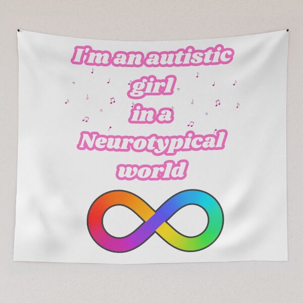 Item preview, Autistic girl in a Neurotypical world designed and sold by Selinasimea.
