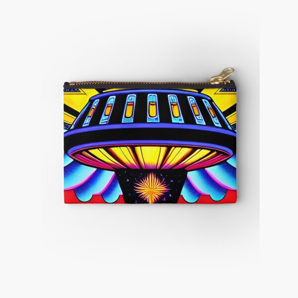 Item preview, Area 51 – Trippy Neon Retro UFO 113 | Lazar designed and sold by Benito Del Ray.