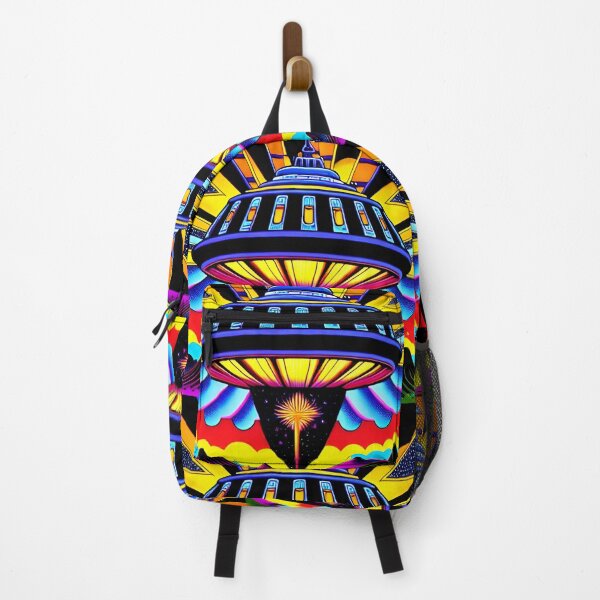 Item preview, Area 51 – Trippy Neon Retro UFO 113 | Lazar designed and sold by Benito Del Ray.