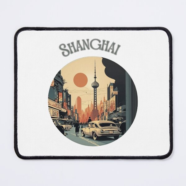 Item preview, Shanghai China Street Art - Retro Vintage  designed and sold by stickercuffs.