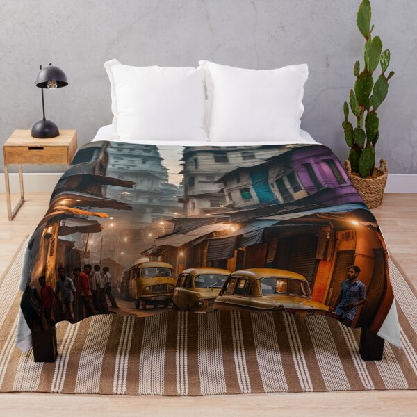 Item preview, Kolkata Taxi Street Bengal designed and sold by Places On Earth.