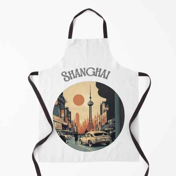 Item preview, Shanghai China Street Art - Retro Vintage designed and sold by stickercuffs.