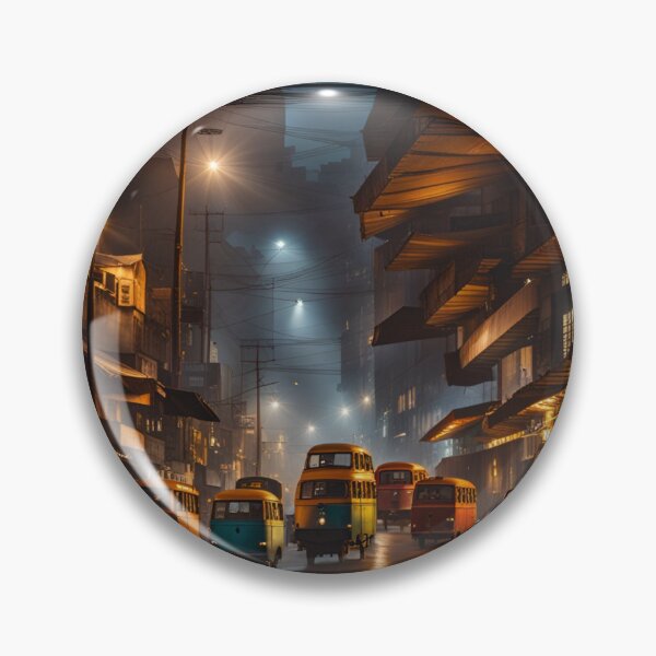 Item preview, Kolkata Night Lights Street designed and sold by Places On Earth.