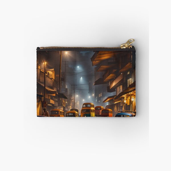 Item preview, Kolkata Night Lights Street designed and sold by Places On Earth.