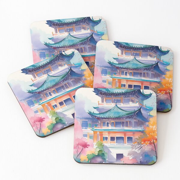 Item preview, Busan South korea Korean Architecture designed and sold by Places On Earth.