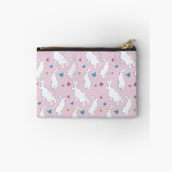 Item preview, Curious bunnies pattern - pink designed and sold by immortalilith.