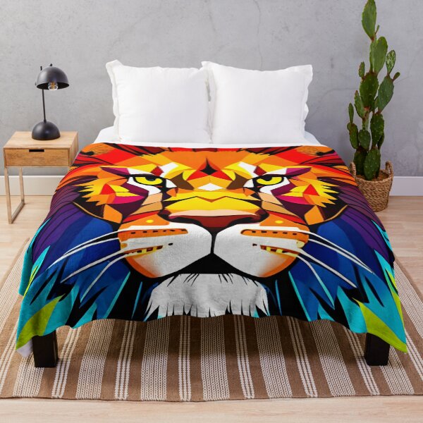 Item preview, Pop Art Fierce Lion designed and sold by LIOPRINTS.