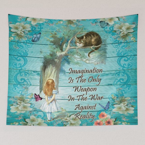 Item preview, Alice In Wonderland Quote - Imagination designed and sold by maryedenoa.