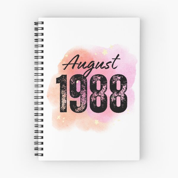 Item preview, August 1988 Birthday designed and sold by NumbersFort.