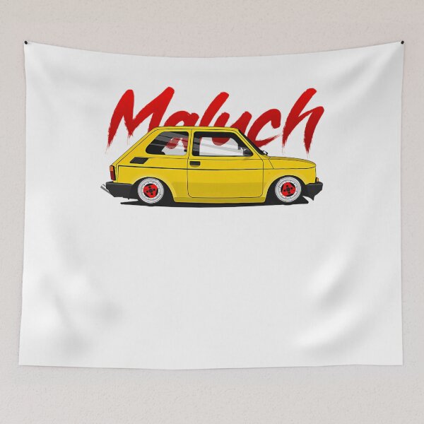 Item preview, Fiat 126 Maluch designed and sold by TrachyMillsArt.