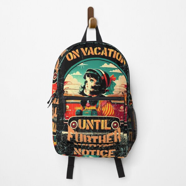 Item preview, ON VACATION UNTIL FURTHER NOTICE - Vintage Summer design by CallisC Arts designed and sold by CallisC-Arts.