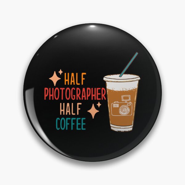 Artikelvorschau, Half Photographer Coffee Photograph Gift Funny Photographer entworfen und verkauft von KsuAnn.