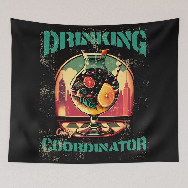 Item preview, DRINKING COORDINATOR - Vintage Summer design by CallisC Arts designed and sold by CallisC-Arts.