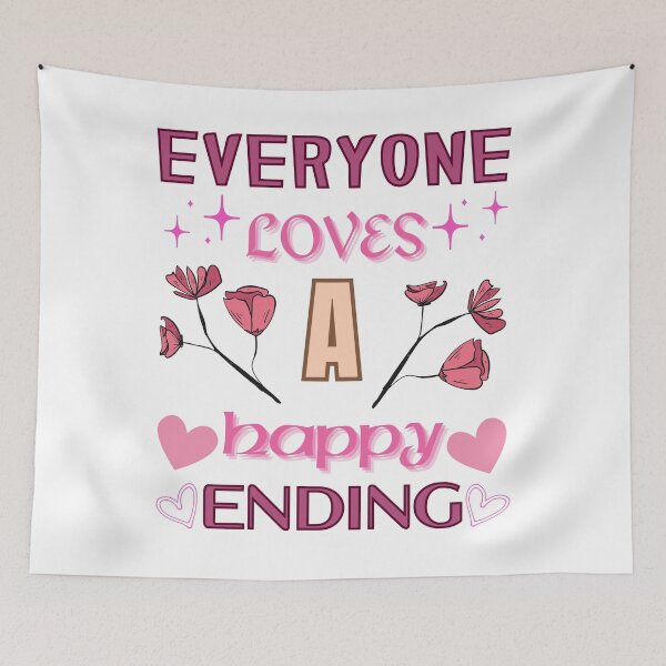 Item preview, Everyone loves a happy ending pink edition designed and sold by GracefulGems.