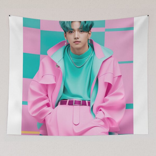 Item preview, Pink green Kenough designed and sold by Aryabek.