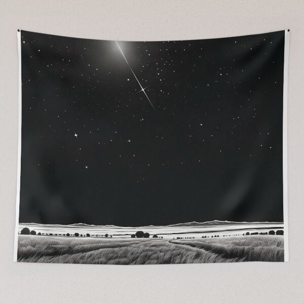 Item preview, SHOOTING STAR OVER WESTERN SKY designed and sold by Sweet Goods.