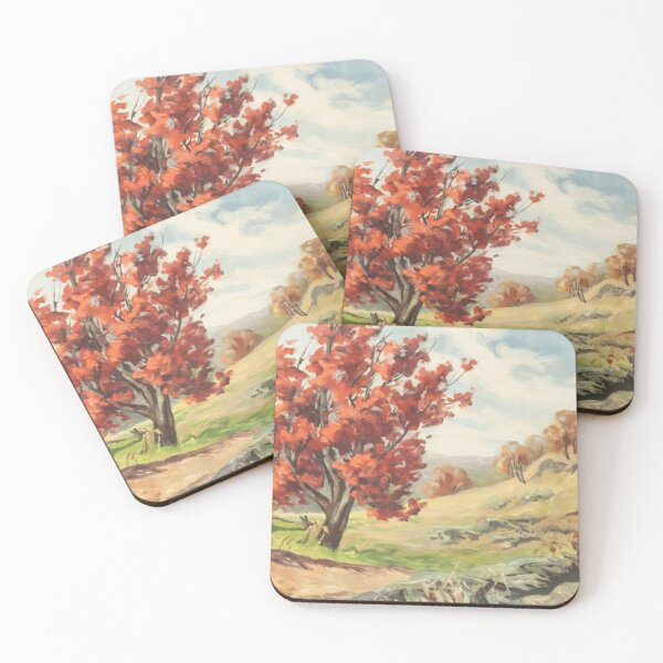 Item preview, The Red Maple in Northern Lane, Franz Hans Johnston designed and sold by TheRedVineyard.