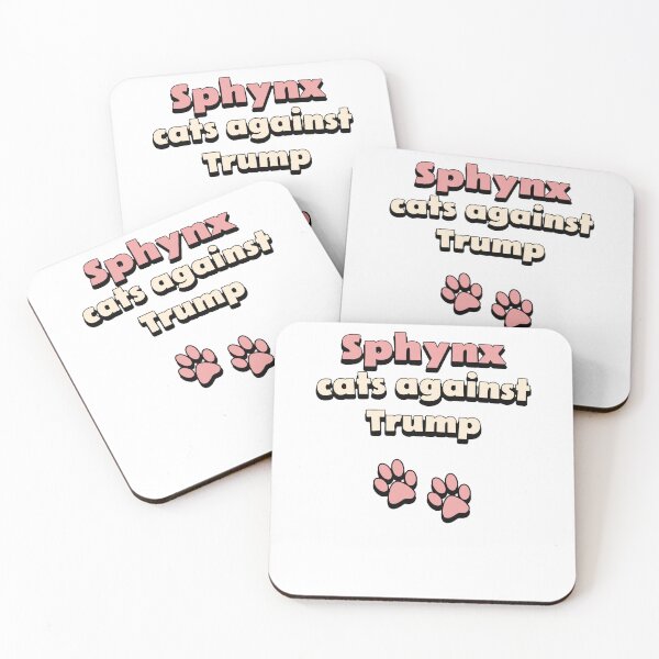 Item preview, Gatos Sphynx contra Trump designed and sold by DisceteDesigns.