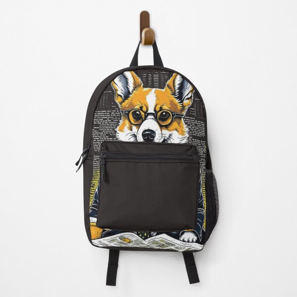 Item preview, Corgi reads Newspaper designed and sold by NewStyle44.