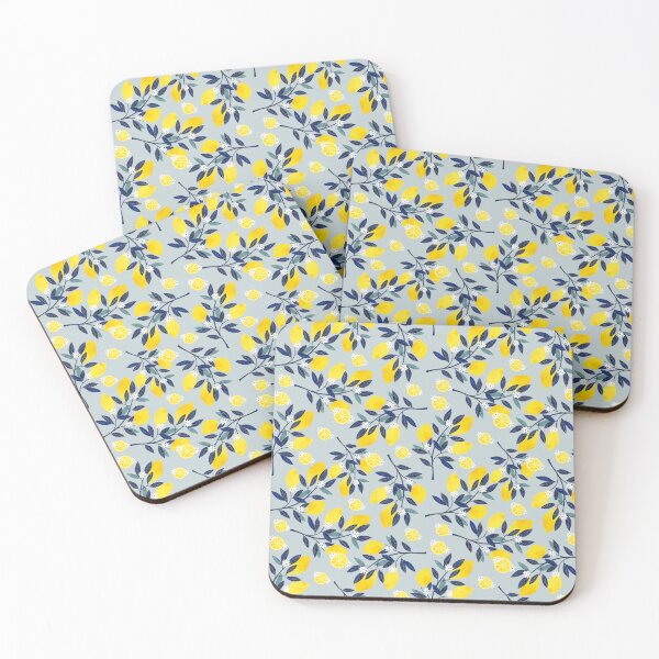 Item preview, Lemon tree branch pattern designed and sold by Elbuenlimon.