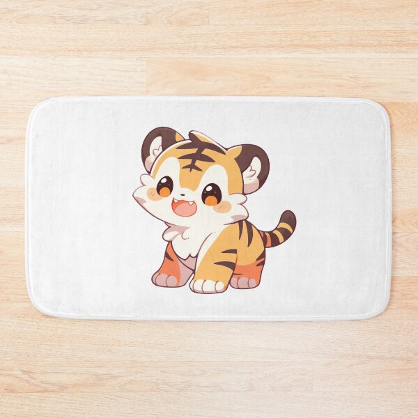 Item preview, Cute Kawaii Baby Tiger designed and sold by CozyKawaiiArt.