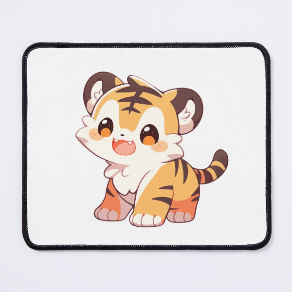 Item preview, Cute Kawaii Baby Tiger designed and sold by CozyKawaiiArt.
